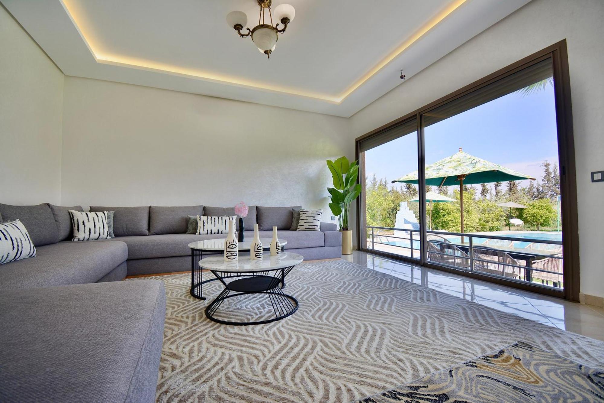 Ferme De Vacances Avec Une Grande Villa A Marrakech マラケシュ エクステリア 写真